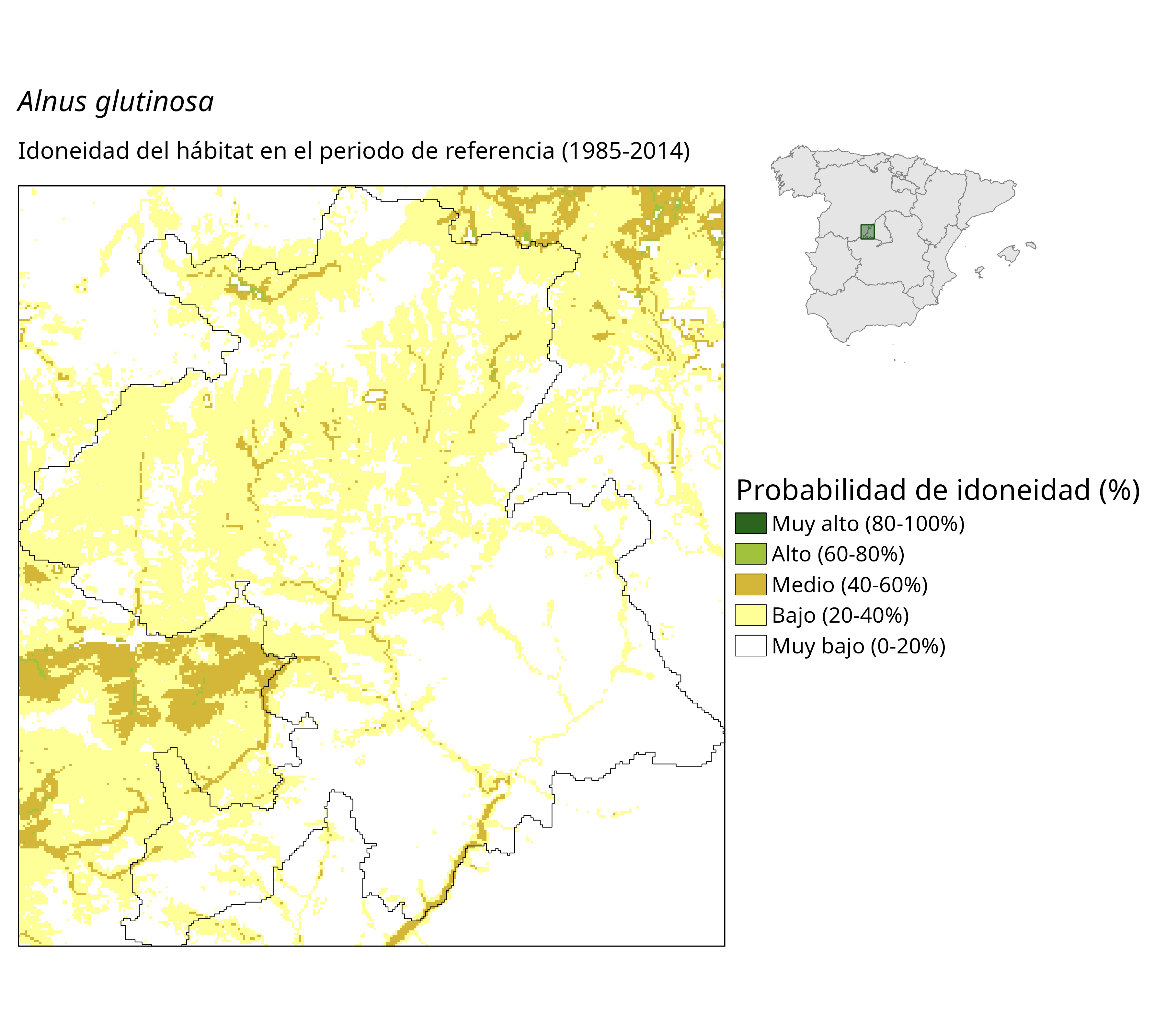 Idoneidad actual (probabilidad)
