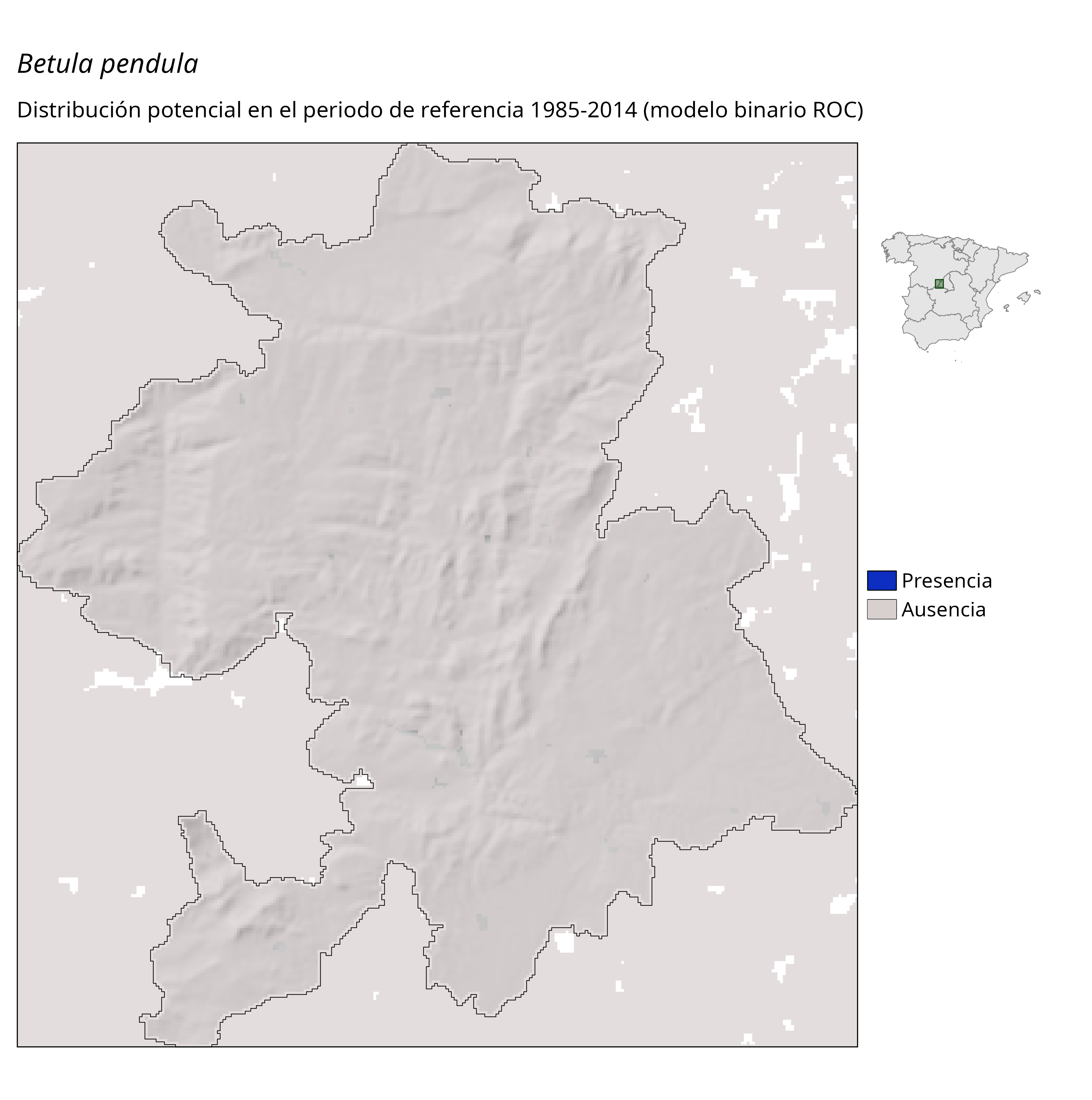 Idoneidad actual (binaria)