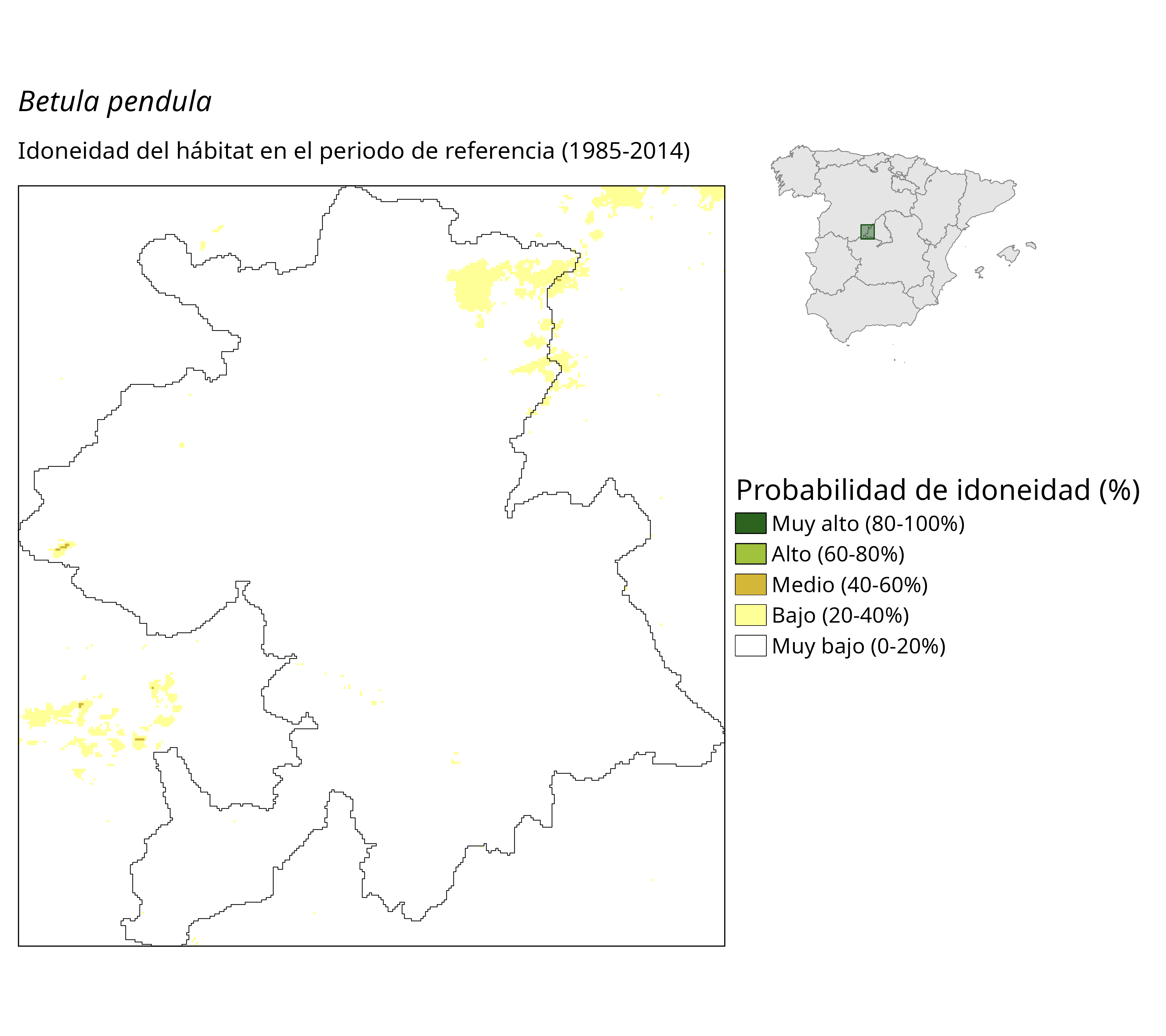 Idoneidad actual (probabilidad)