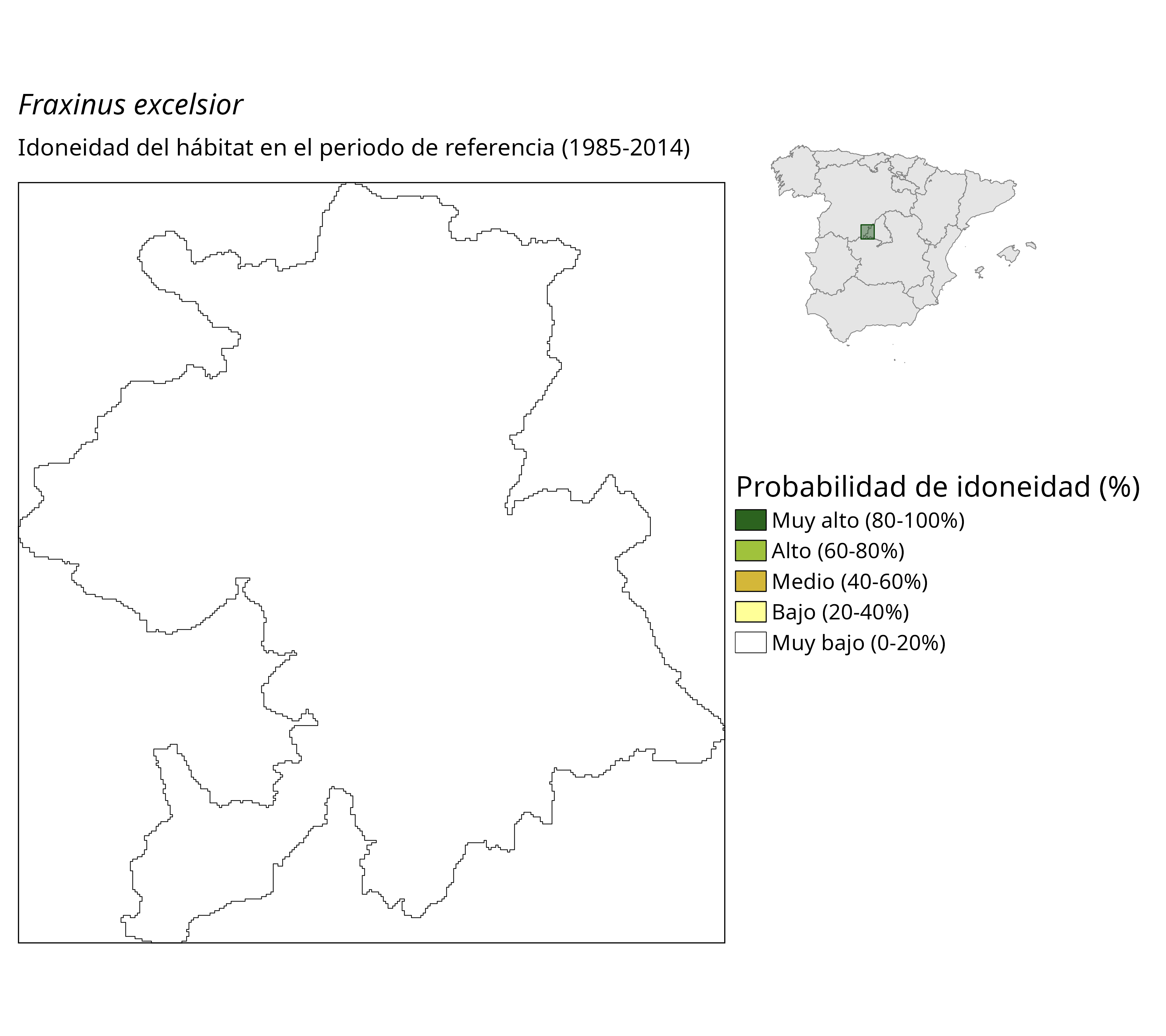 Idoneidad actual (probabilidad)