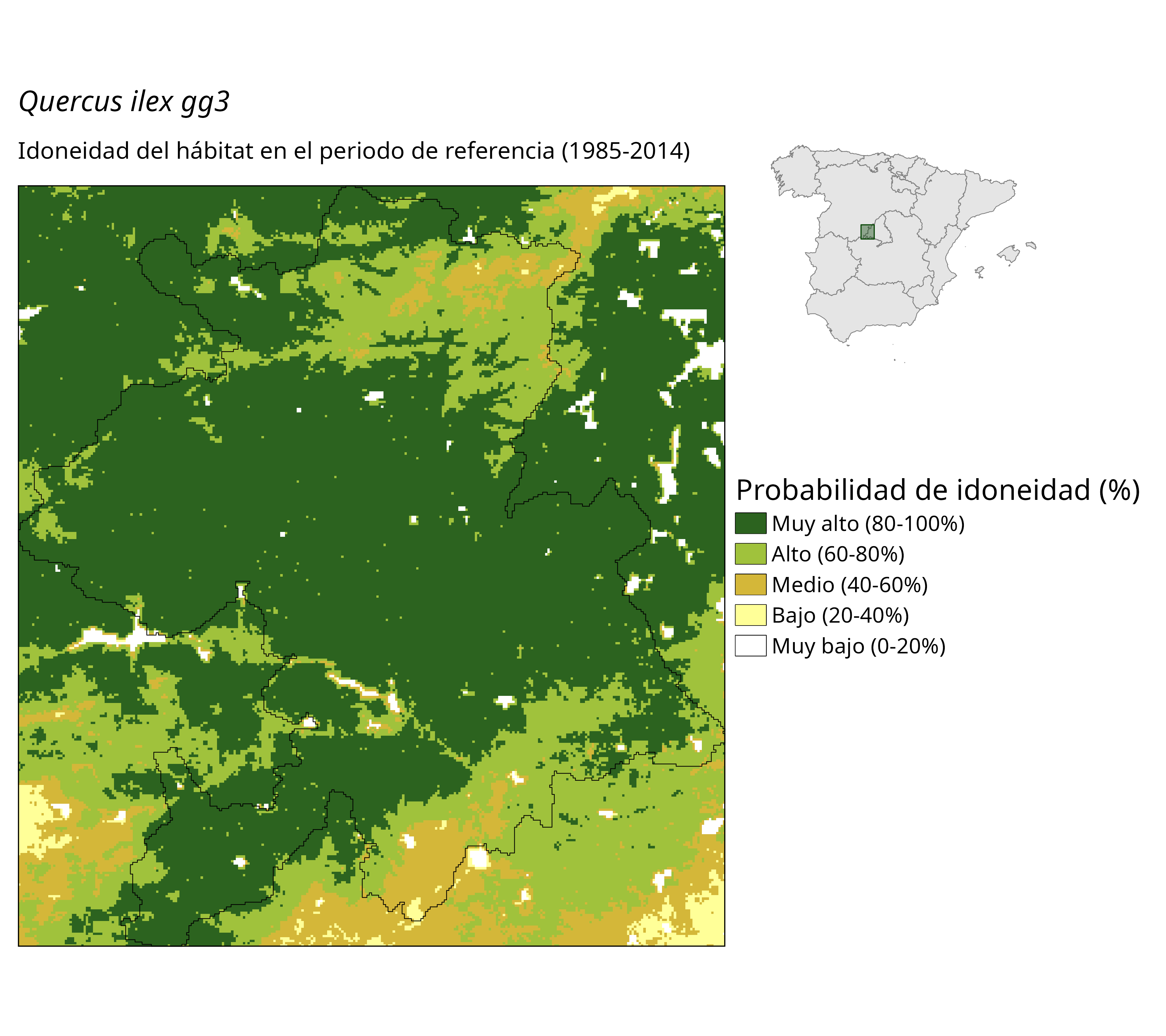 Idoneidad actual (probabilidad)