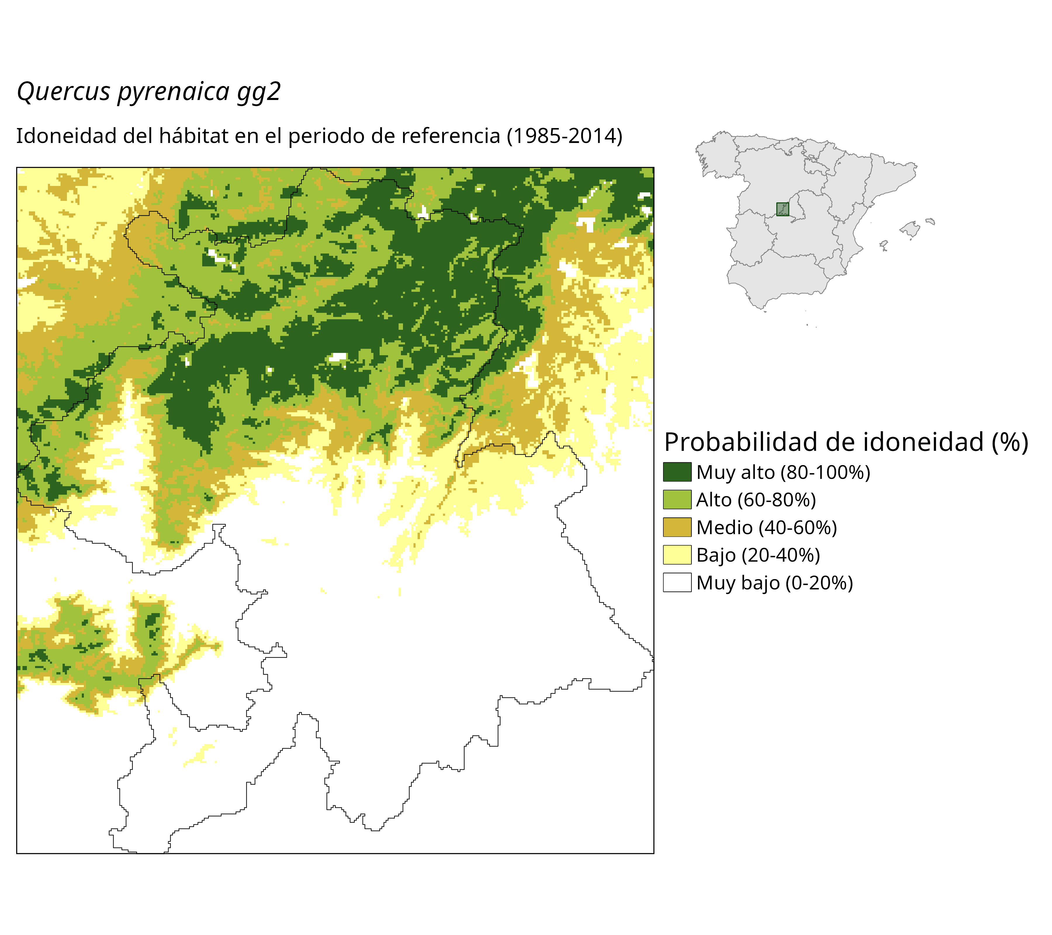 Idoneidad actual (probabilidad)