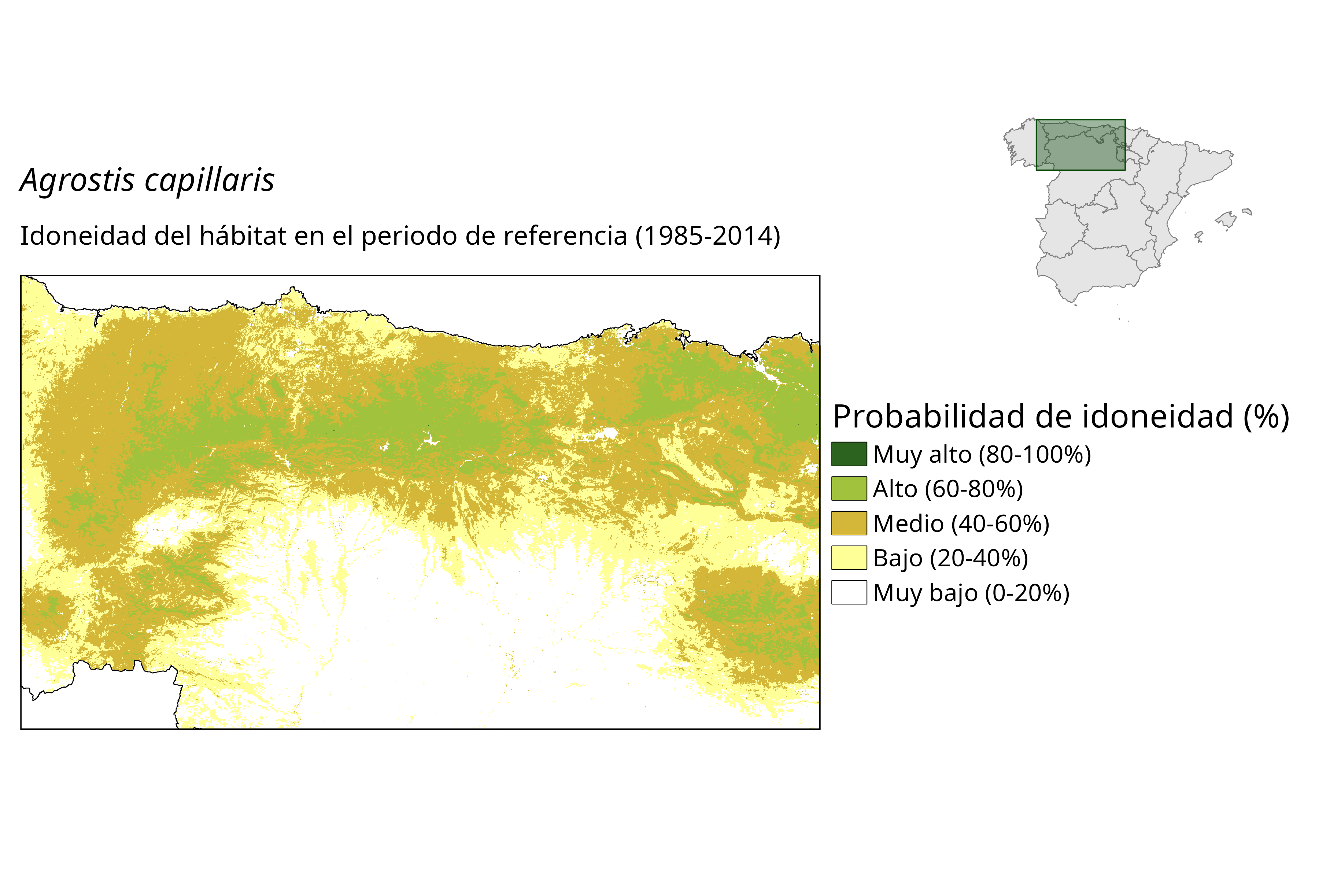 Idoneidad actual (probabilidad)