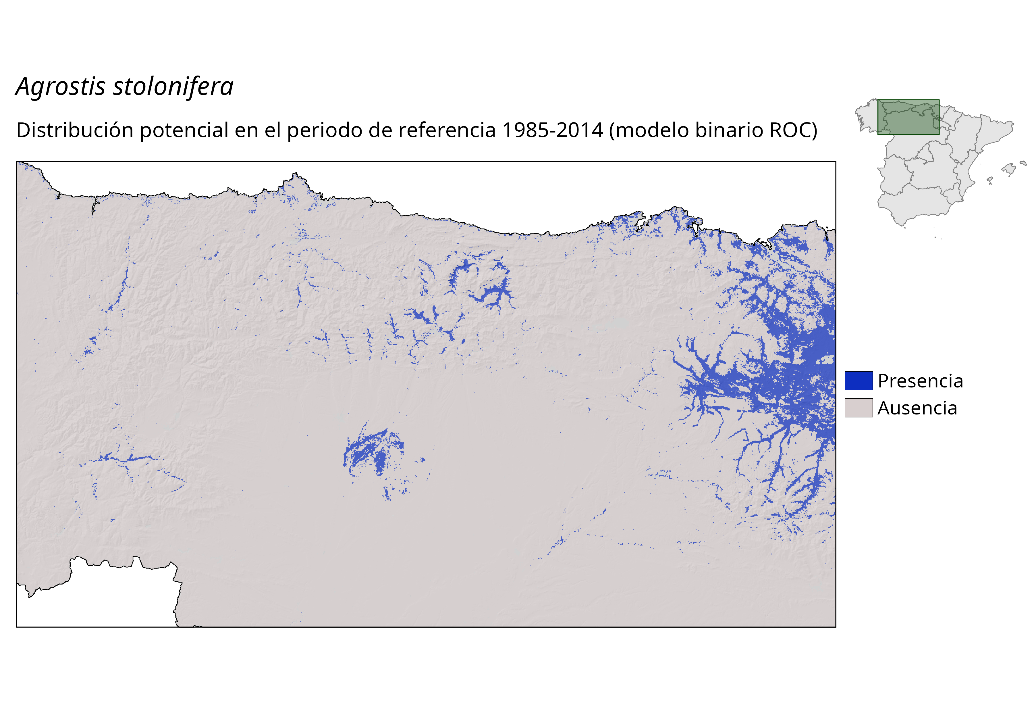Idoneidad actual (binaria)