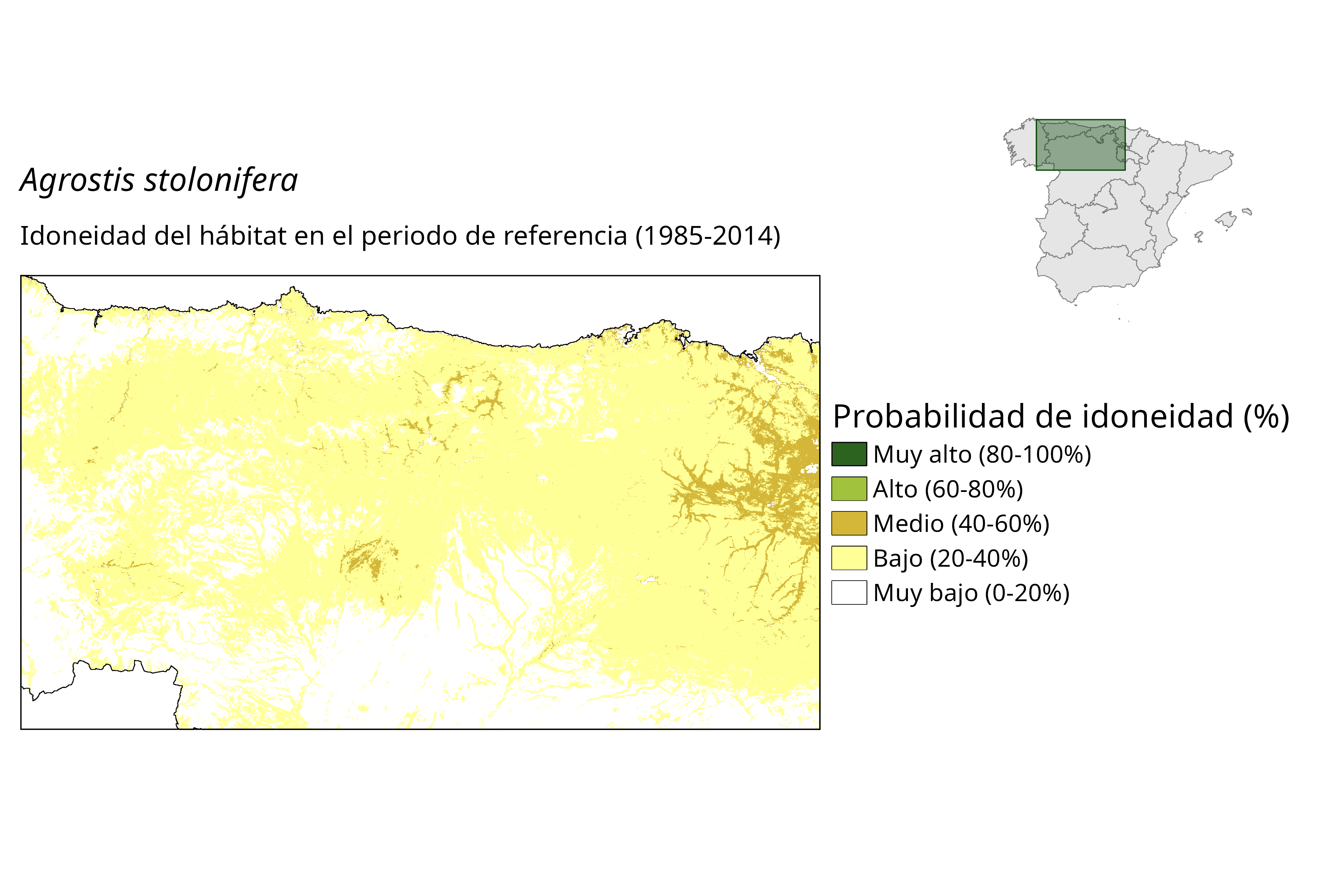 Idoneidad actual (probabilidad)