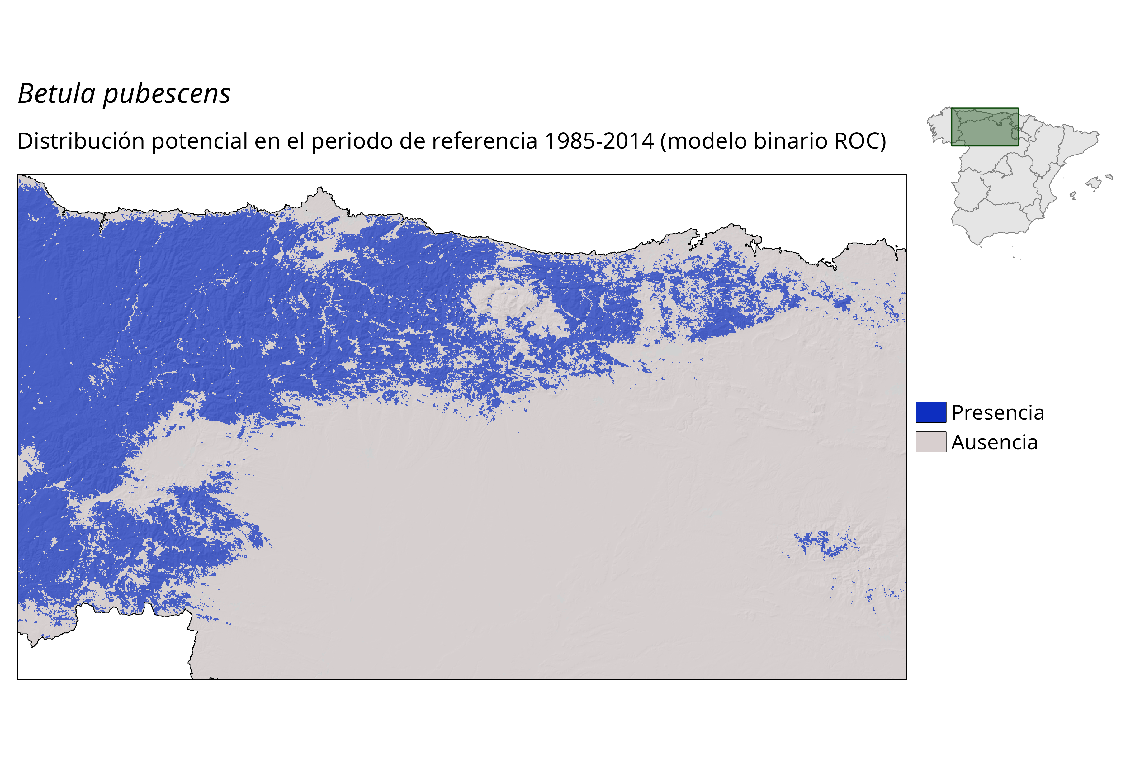 Idoneidad actual (binaria)