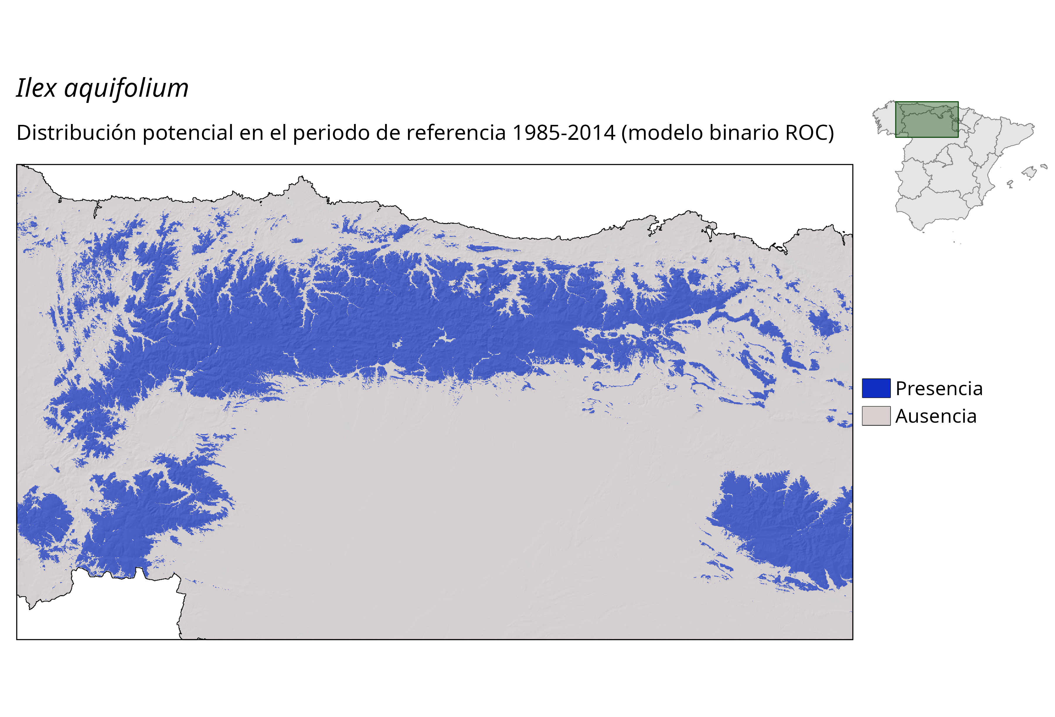 Idoneidad actual (binaria)