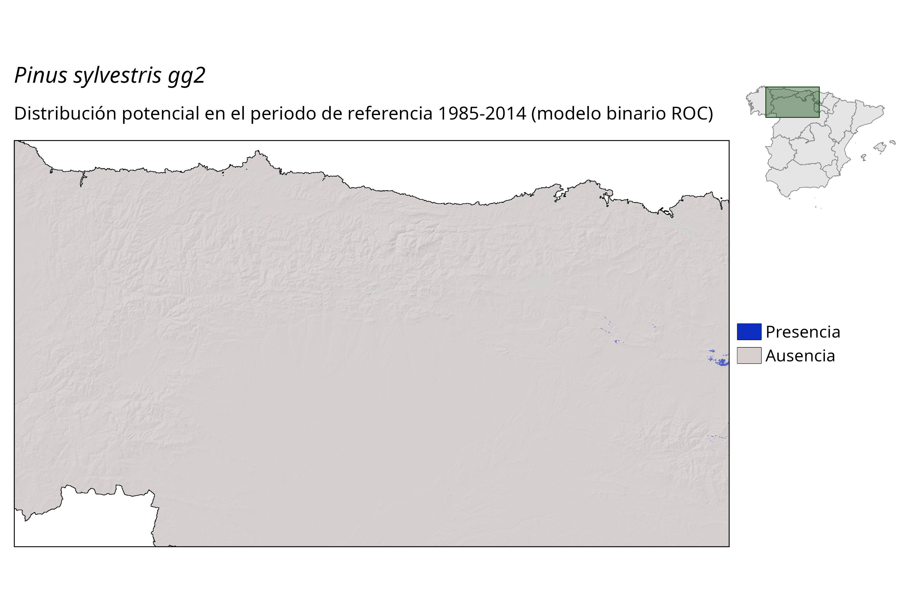 Idoneidad actual (binaria)