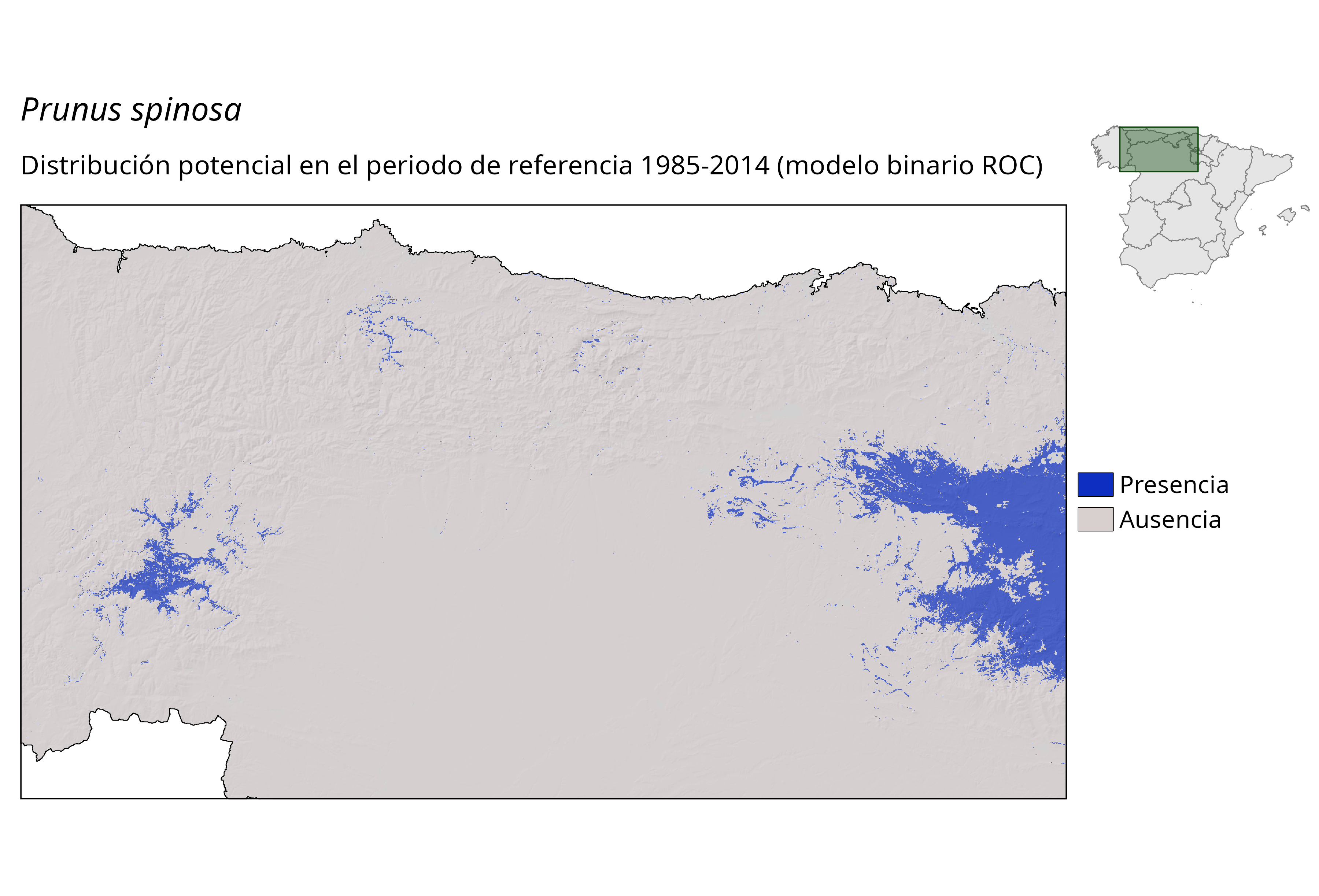 Idoneidad actual (binaria)