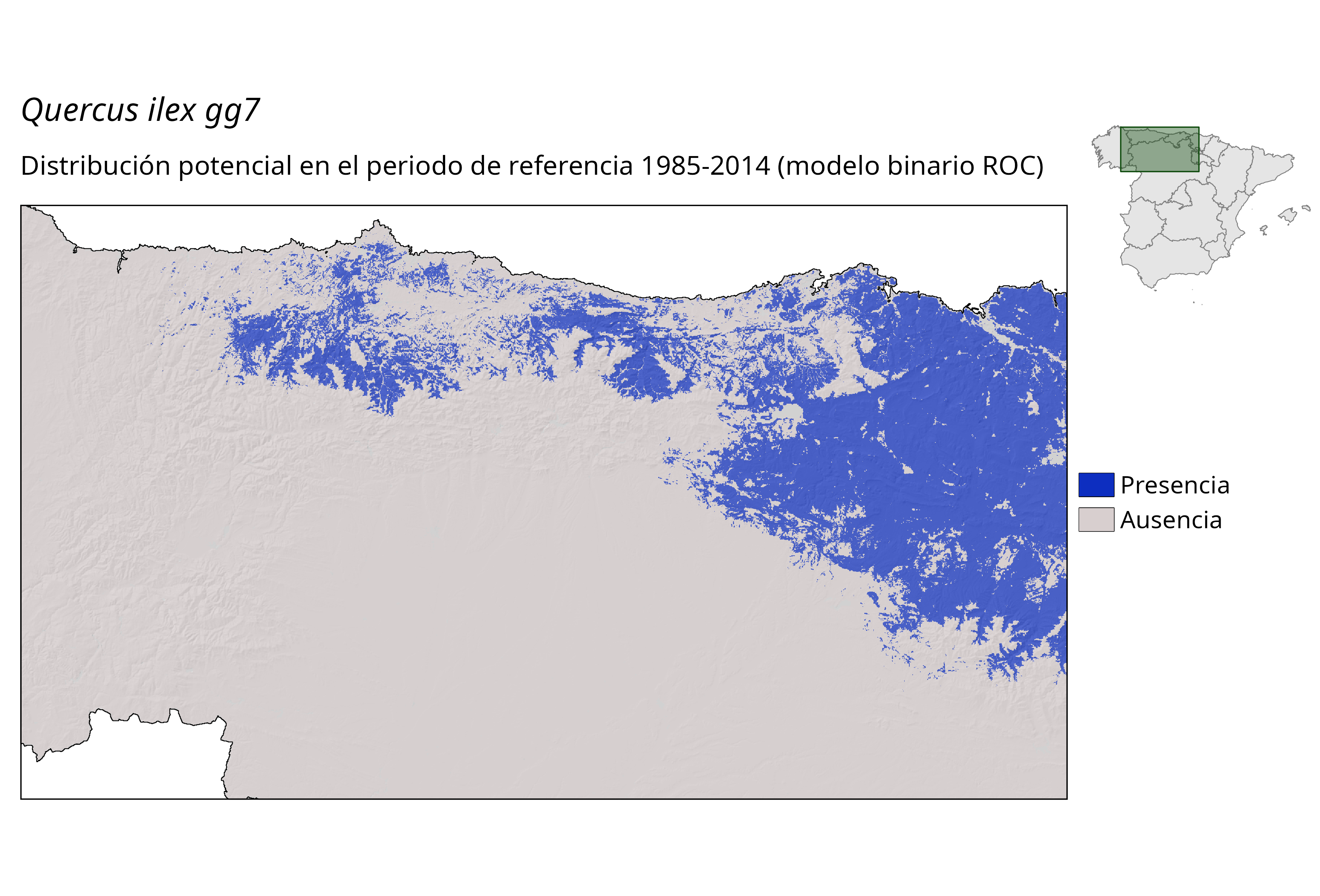 Idoneidad actual (binaria)