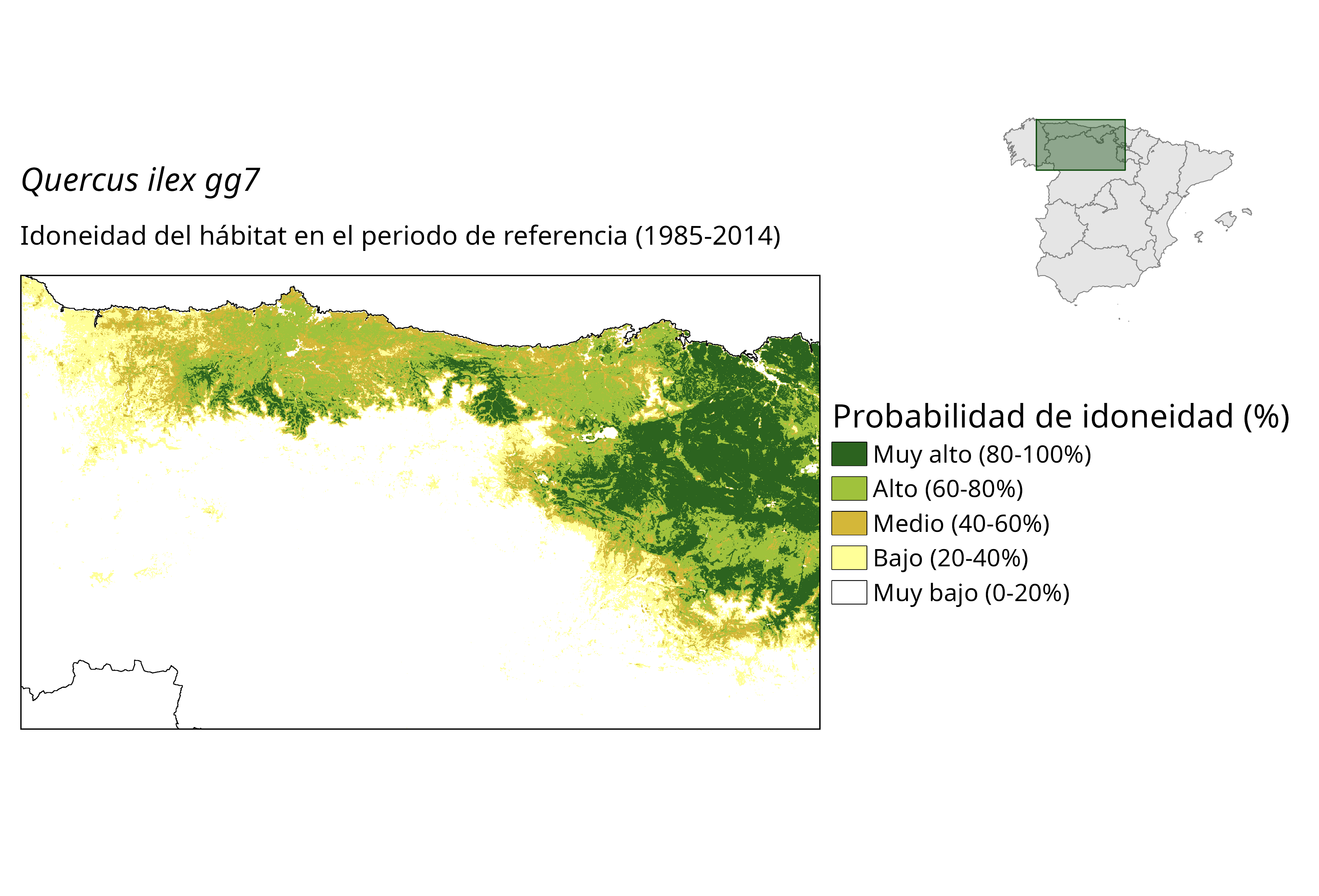 Idoneidad actual (probabilidad)