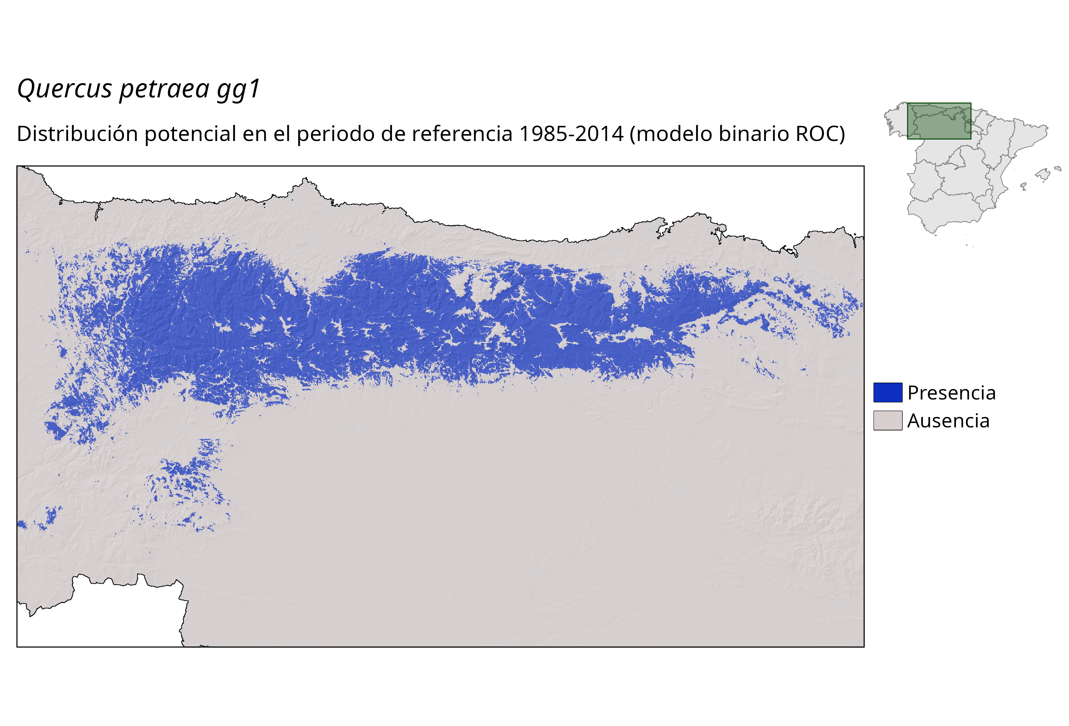 Idoneidad actual (binaria)