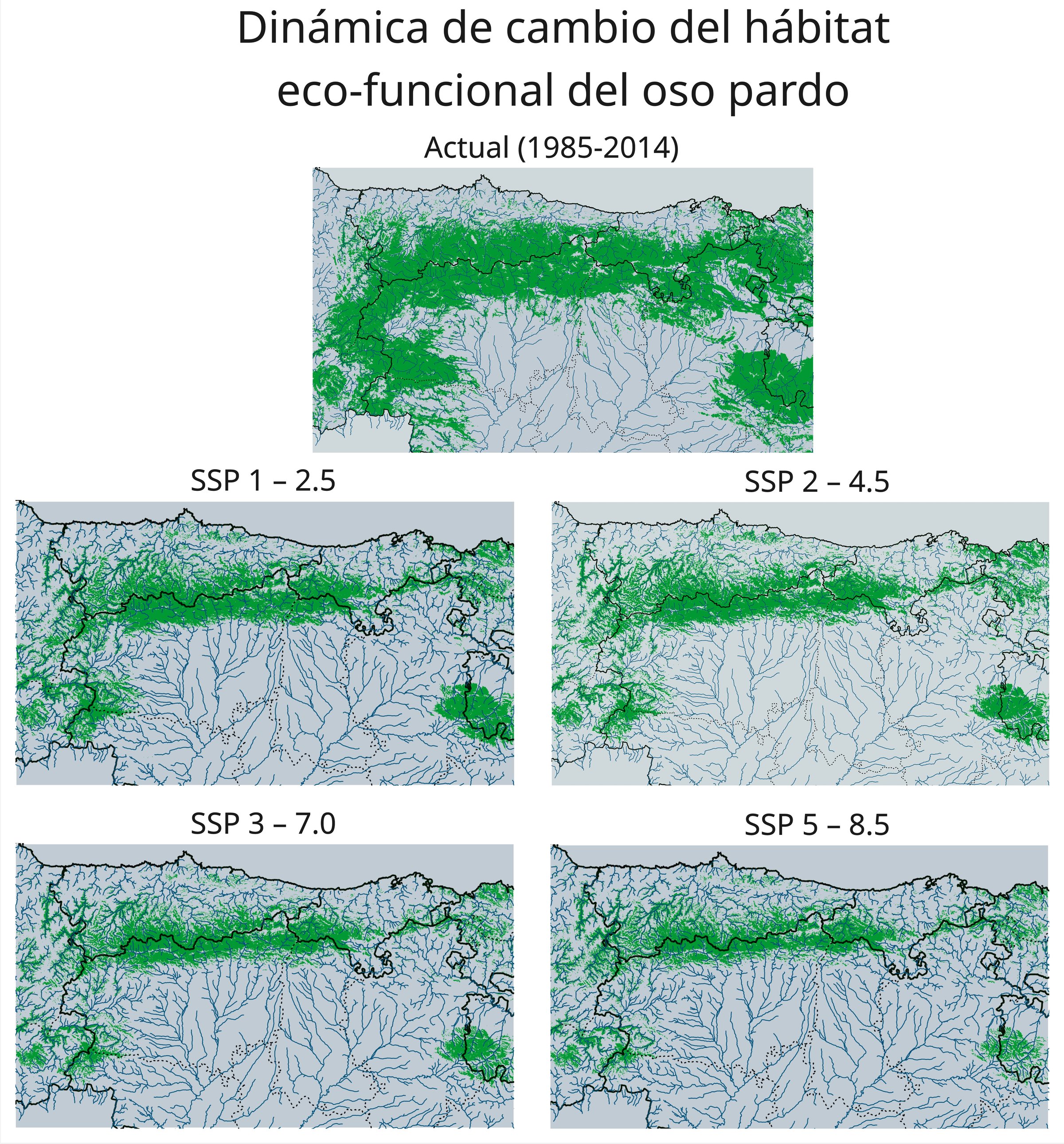 Hábitat eco-funcional · Cambio dinámico